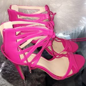 Pink heels